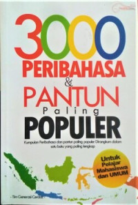 Image of 3000 Peribahasa dan Pantun Paling Populer