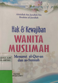 Image of Hak dan Kewajiban Wanita Muslimah