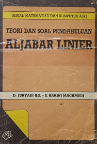 Image of Teori Dan Soal Pendahuluan Aljabar Linier