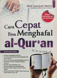 Image of Cara Cepat Bisa Menghafal al-Qur'an