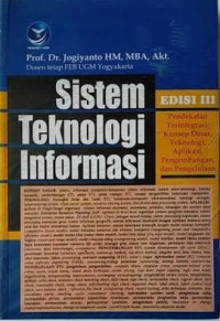 Image of Sistem Teknologi Informasi: Edisi III