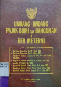 Image of Undang-Undang Pajak Bumi dan Bangunan dan Bea Materai