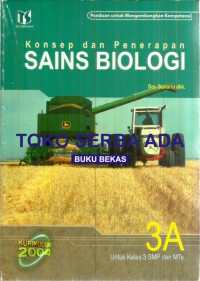 Image of Konsep dan Penerapan Sains Biologi: untuk Kelas 3 SMP dan MTs